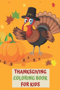 Thanksgiving Coloring Book for Kids