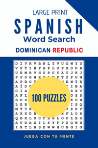 Dominican Republic Large Print Word Search Puzzle Book