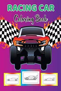 Racing Car Coloring Book