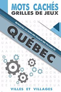 Québec Grilles de jeux de mots cachés