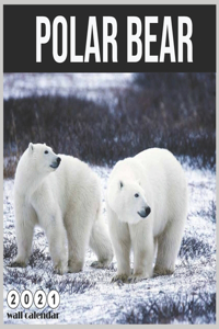 Polar bear 2021 Wall Calendar