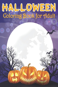 Halloween Coloring Book for Adult