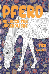 Malbuch für Jugendliche - Mandala - Tier - Pferd