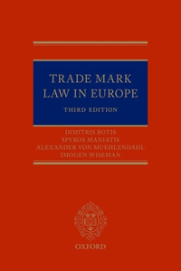 Trade Marks in Europe: A Practical Jurisprudence 3e