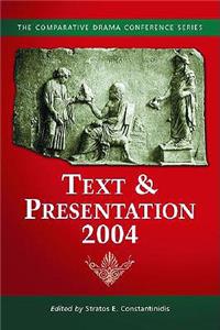 Text & Presentation, 2004