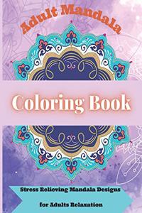 Adult Mandala Coloring Book