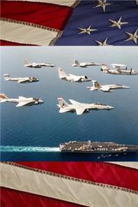 US Navy Aircraft Carrier USS Carl_Vinson (CVN 70) with Jets in the Air Journal