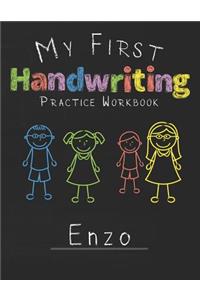 My first Handwriting Practice Workbook Enzo