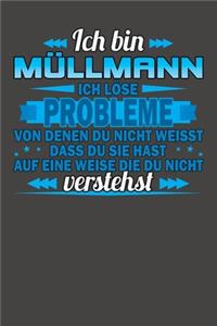 Ich bin Müllmann Ich löse Probleme von denen du nicht weisst dass du sie hast auf eine Weise die du nicht verstehst