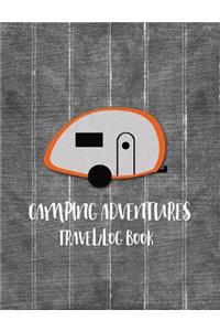 Camping Adventures Travel Log Book