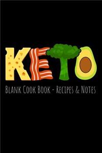 Keto - Blank Cookbook Recipes & Notes