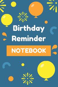 Birthday Reminder Notebook