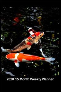 Plan On It 2020 Weekly Calendar Planner - Koi Fish