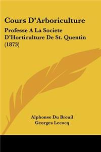 Cours D'Arboriculture