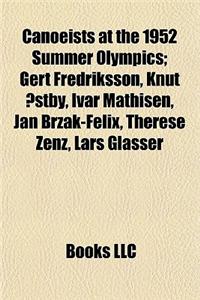 Canoeists at the 1952 Summer Olympics