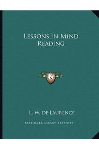 Lessons in Mind Reading