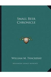 Small Beer Chronicle