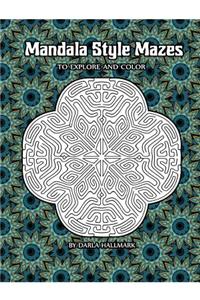 Mandala Style Mazes