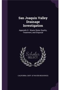 San Joaquin Valley Drainage Investigation