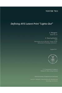 Defining AFIS Latent Print 