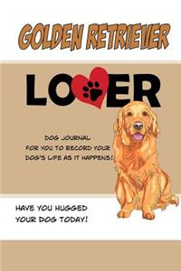 Golden Retriever Lover Dog Journal