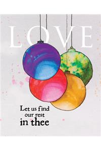 Love Ornament Advent Bulletin, Large (Pkg of 50)