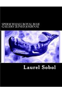 Sperm Whale Royal Blue Gallery Lined Journal