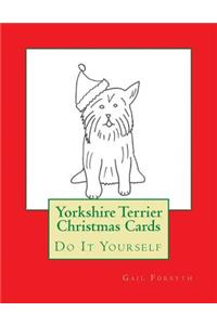 Yorkshire Terrier Christmas Cards