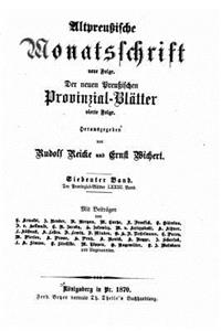 Altpreussische Monatsschrift