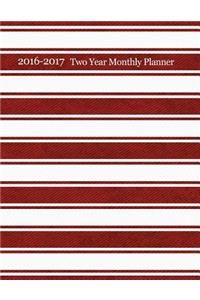 2 Year Monthly Planner - 2016 & 2017