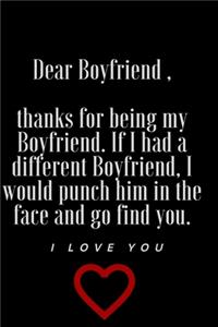 Dear Boyfriend, Thanks for being My Boyfriend