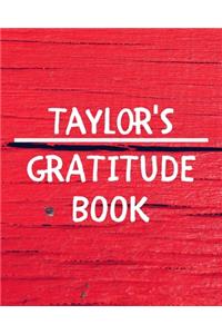 Taylor's Gratitude Journal