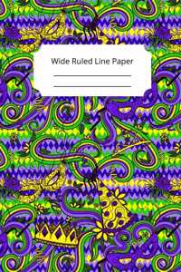 Mardi Gras Art Theme Notebook