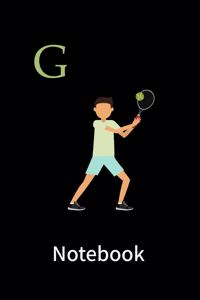 Tennis players notebook G