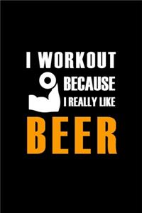 I Workout Because I Really Like Beer