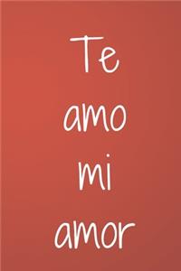 Te amo mi amor