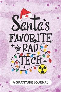 Santa's Favorite Rad Tech - A Gratitude Journal