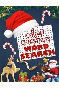Merry Christmas word search.