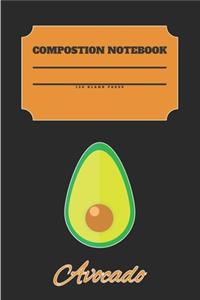 Avocado Composition Notebook 120 Pages