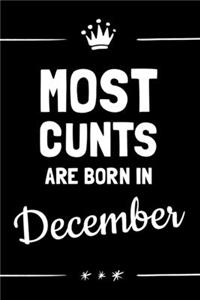 Most Cunts Are Born In December