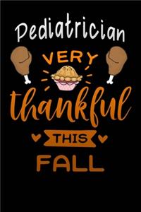 Pediatrician very thankful this fall