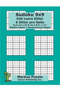Sudoku 9x9 - 636 leere Gitter