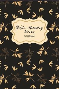 Bible Memory Verse Journal