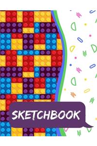 Sketchbook for Kids - Large Blank Sketch Notepad for Practice Drawing, Paint, Write, Doodle, Notes - Cute Cover for Kids 8.5 x 11 - 100 pages Book 21