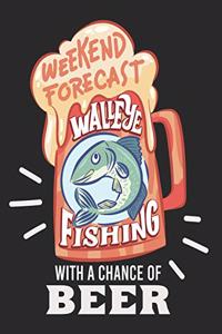 Angler Kalender / Tagesplaner 2020 / Weekend Forecast Walleye Fishing With A Chance Of Beer