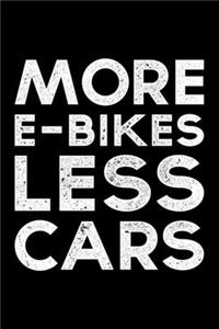 More E-Bikes Less Cars