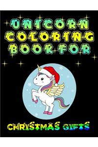 Unicorn Coloring Book For Christmas Gifts