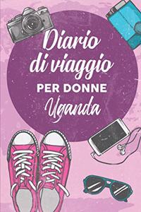 Diario Di Viaggio Per Donne Uganda: 6x9 Diario di viaggio I Taccuino con liste di controllo da compilare I Un regalo perfetto per il tuo viaggio in Uganda e per ogni viaggiatore