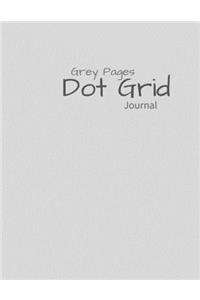 Grey Paper Dot Grid Journal