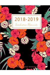 2018-2019 Academic Planner Weekly And Monthly